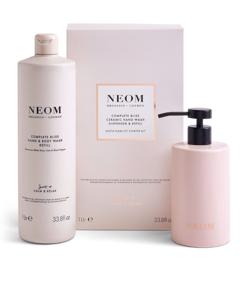 Neom NEOM Complete Bliss Ceramic Hand Wash Dispenser & Refill (1000ml)