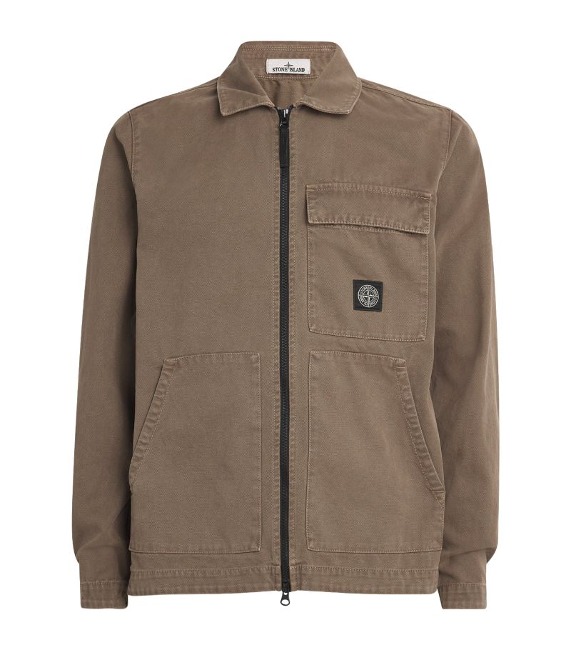 Stone Island Stone Island Cotton Zip-Up Jacket