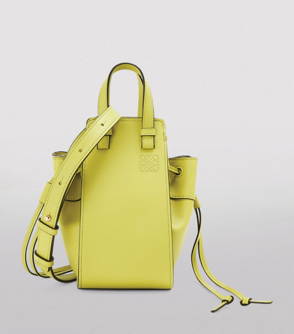 Loewe LOEWE Mini Leather Hammock Top-Handle Bag