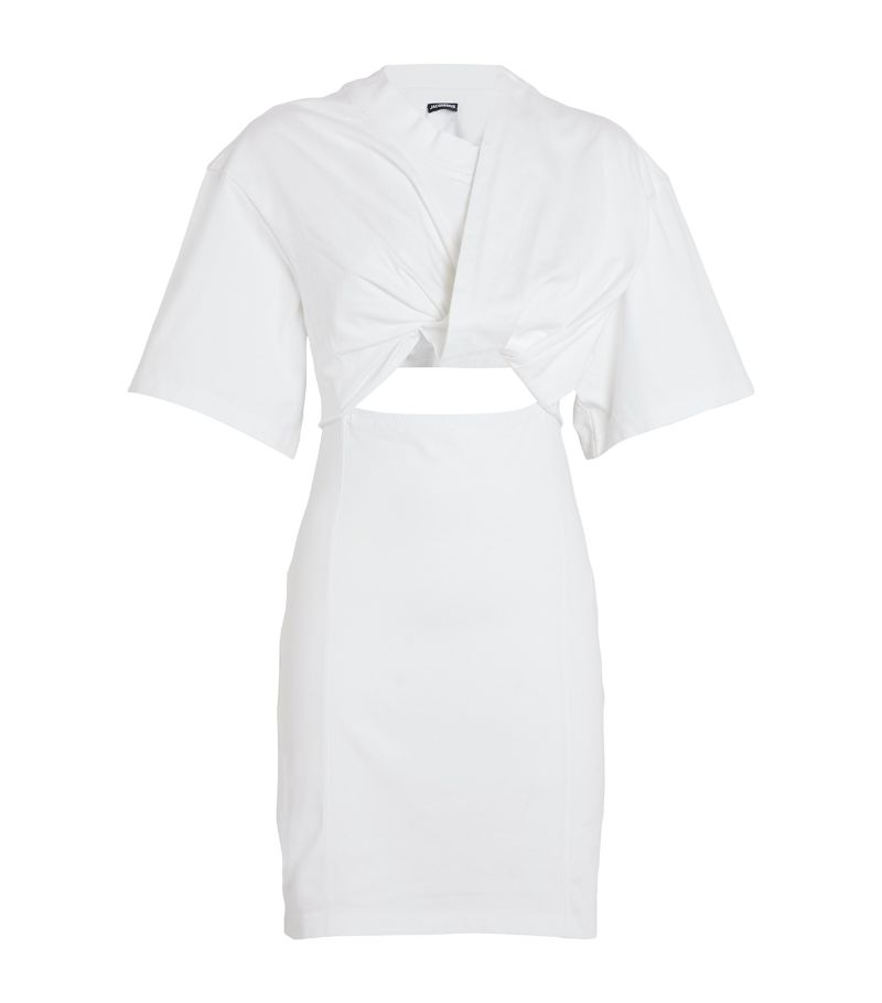 Jacquemus Jacquemus Cotton T-Shirt Mini Dress