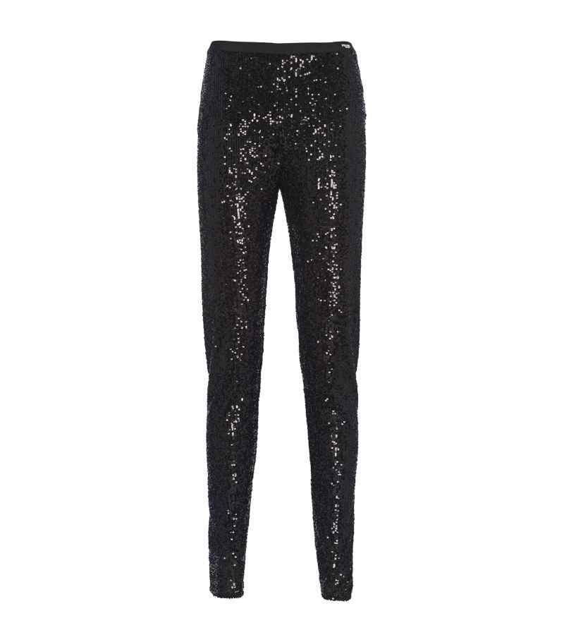 Prada Prada Sequinned Skinny Trousers