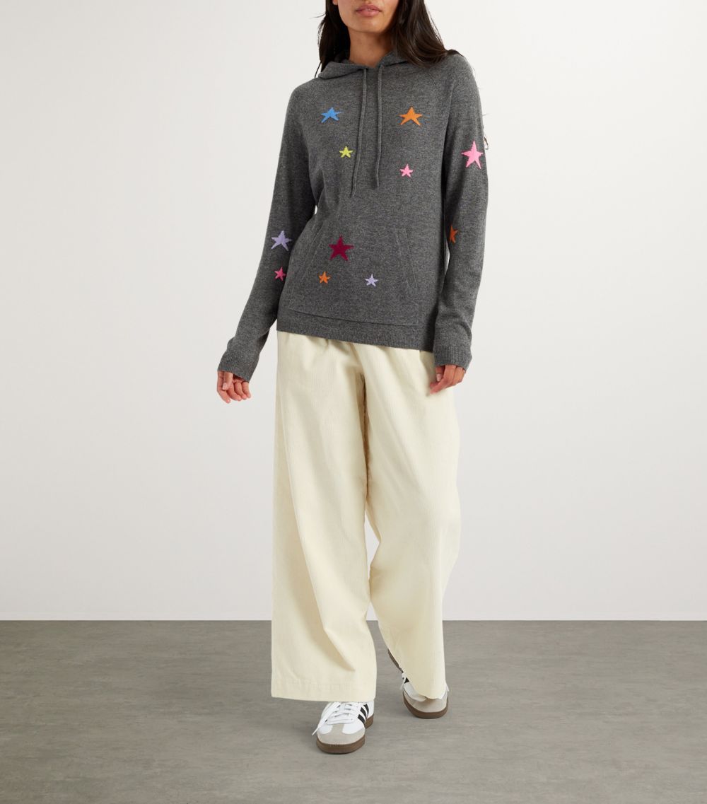 Chinti & Parker Chinti & Parker Wool-Cashmere Star Hoodie