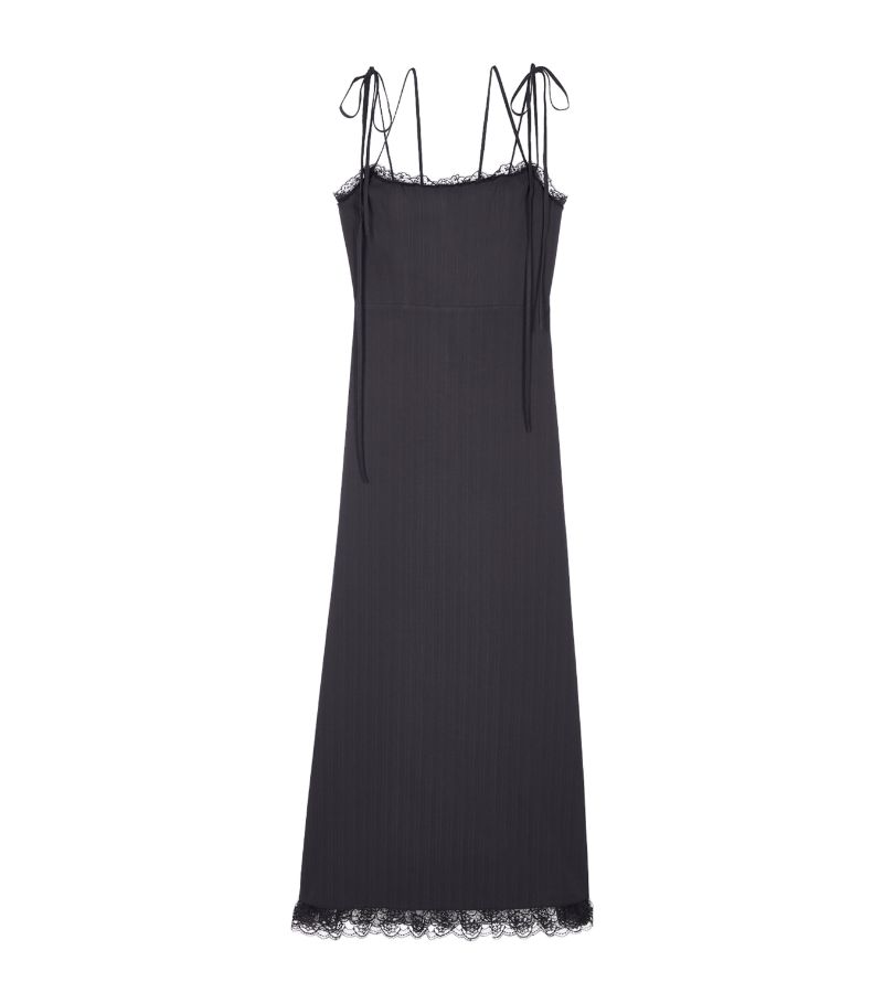 The Kooples The Kooples Lace-Trim Maxi Dress