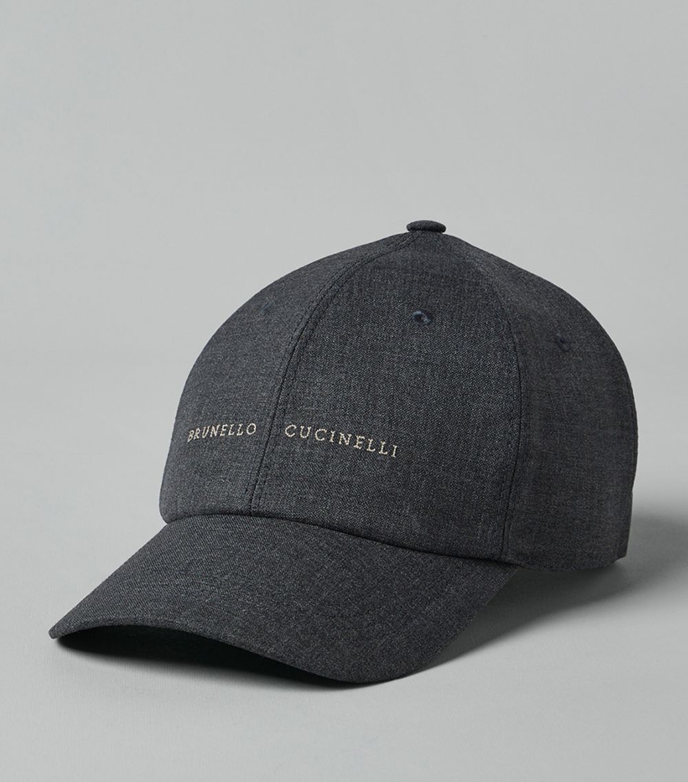 Brunello Cucinelli Brunello Cucinelli Virgin Wool Fresco Baseball Cap