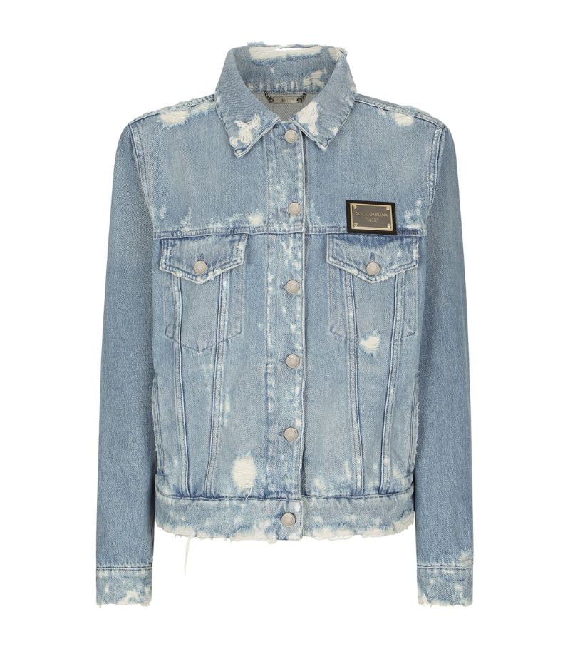 Dolce & Gabbana Dolce & Gabbana Distressed Denim Jacket