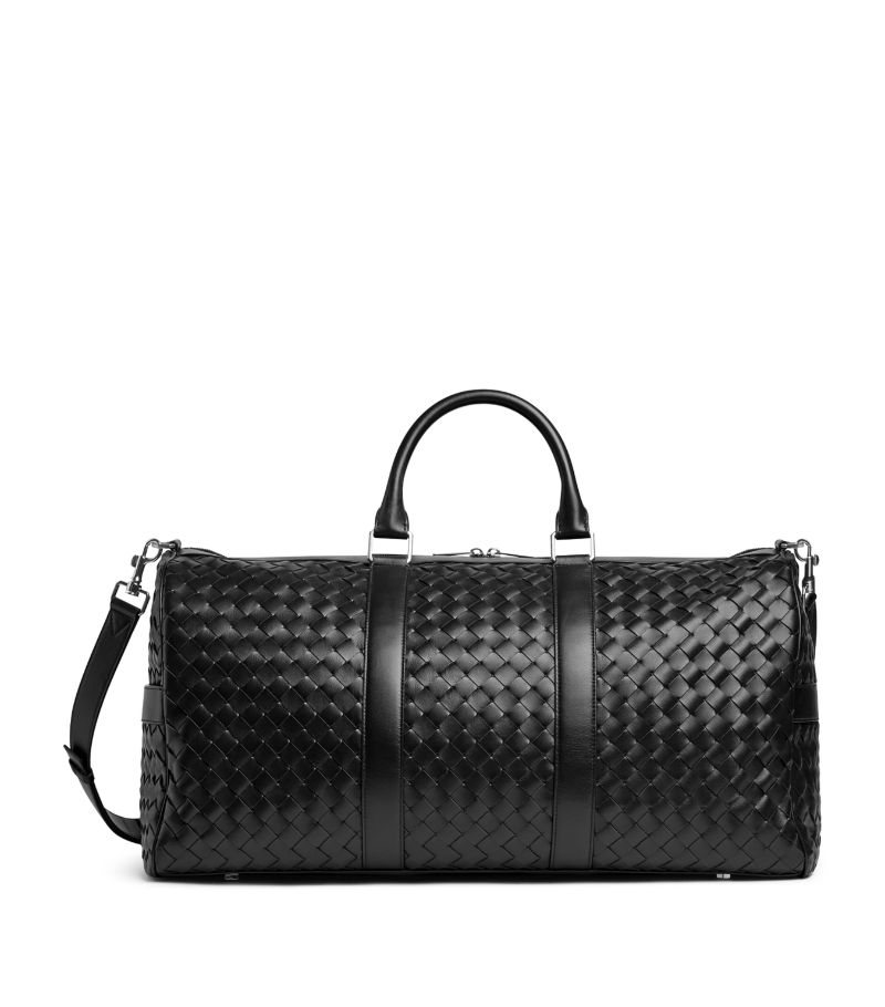 Bottega Veneta Bottega Veneta Large Leather Intrecciato Duffle Bag