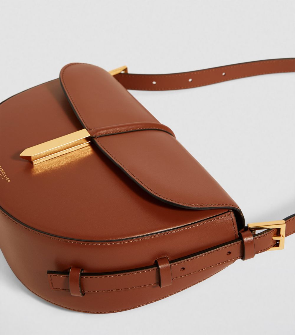 Demellier Demellier Leather The Tokyo Cross-Body Saddle Bag