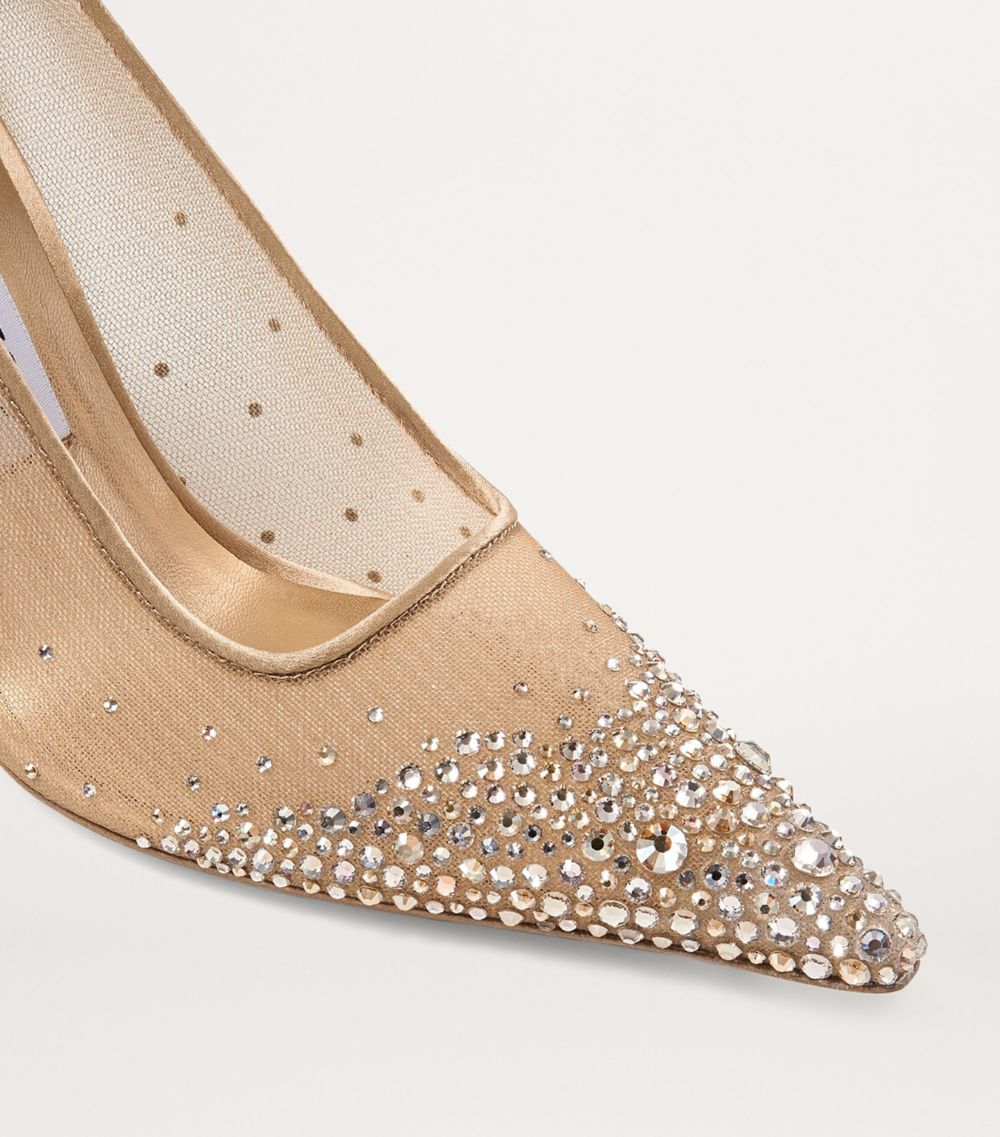 Jimmy Choo Jimmy Choo Ixia 95 Crystal-Embellished Pumps