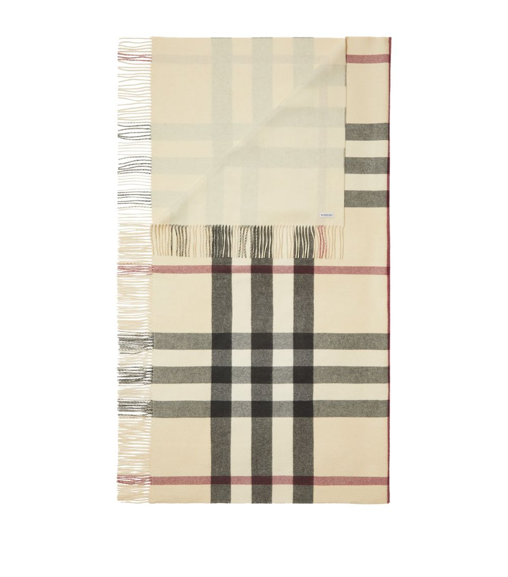 Burberry Burberry Cashmere House Check Blanket (140Cm X 140Cm)