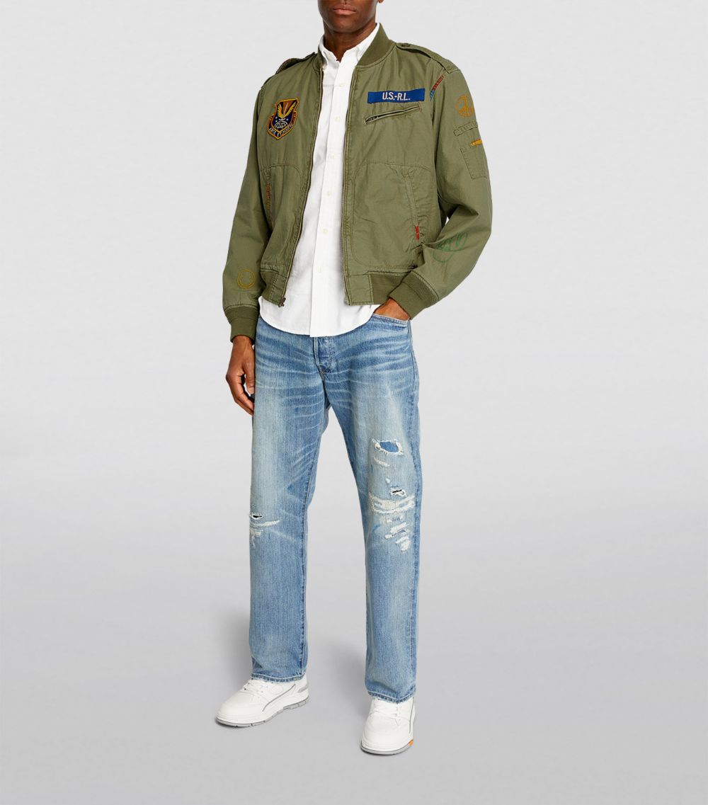 Polo Ralph Lauren Polo Ralph Lauren Cotton Embroidered Bomber Jacket