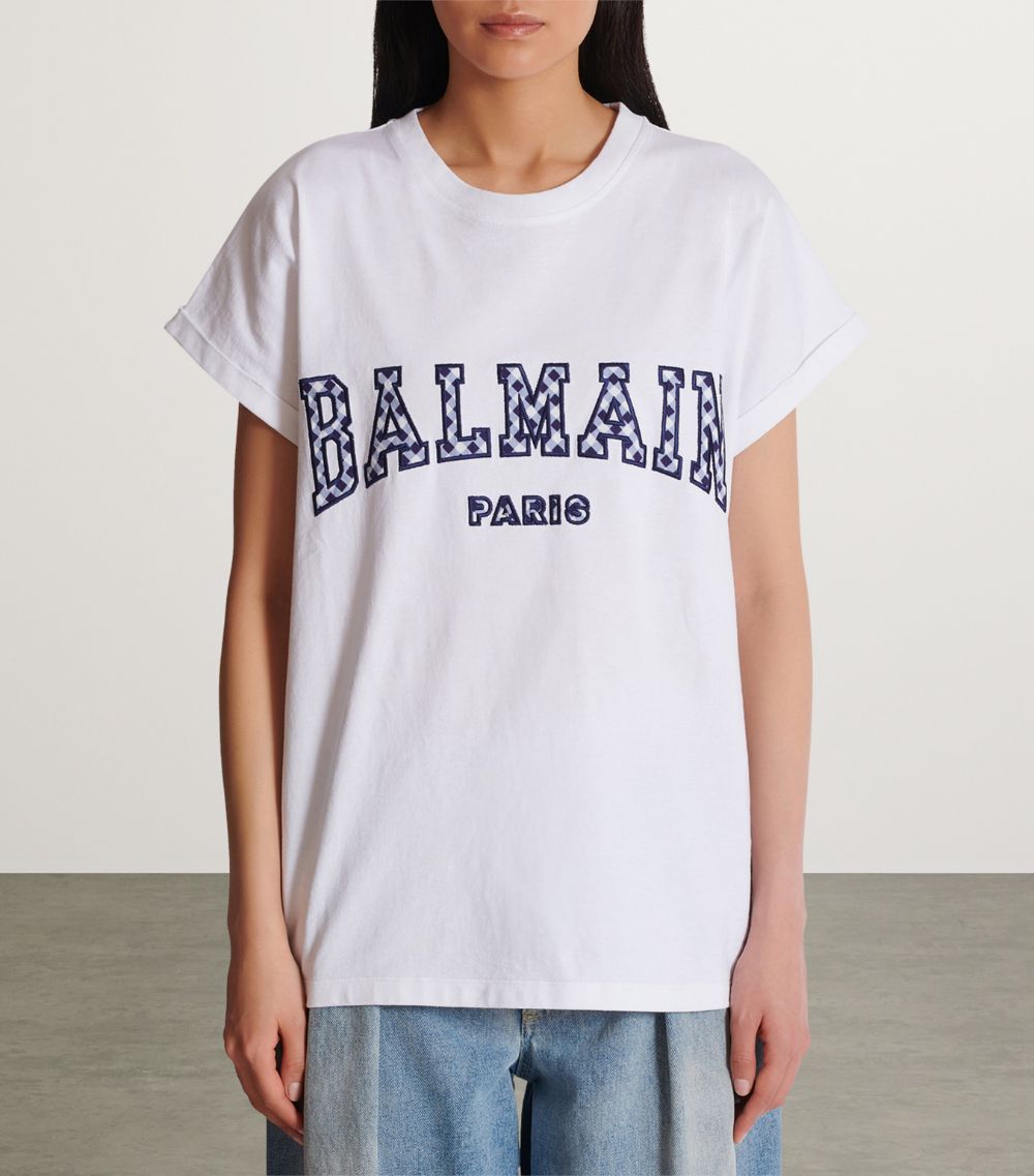 Balmain Balmain Logo Print T-Shirt