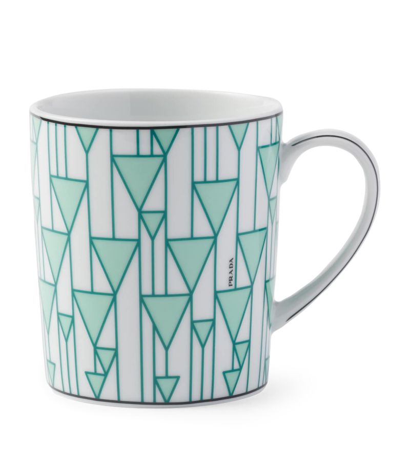 Prada Prada Porcelain Vienna Green Mug