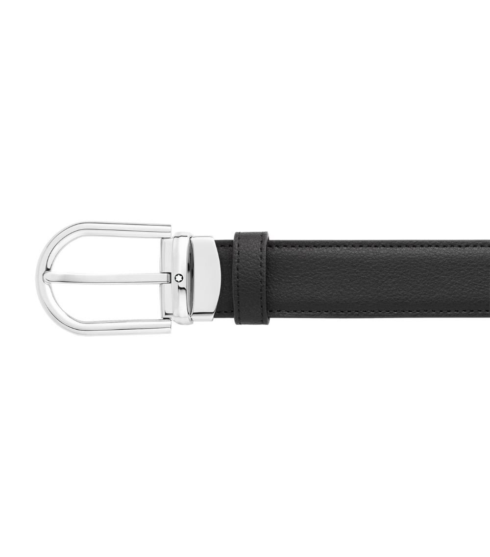 Montblanc Montblanc Leather Reversible Horseshoe Belt