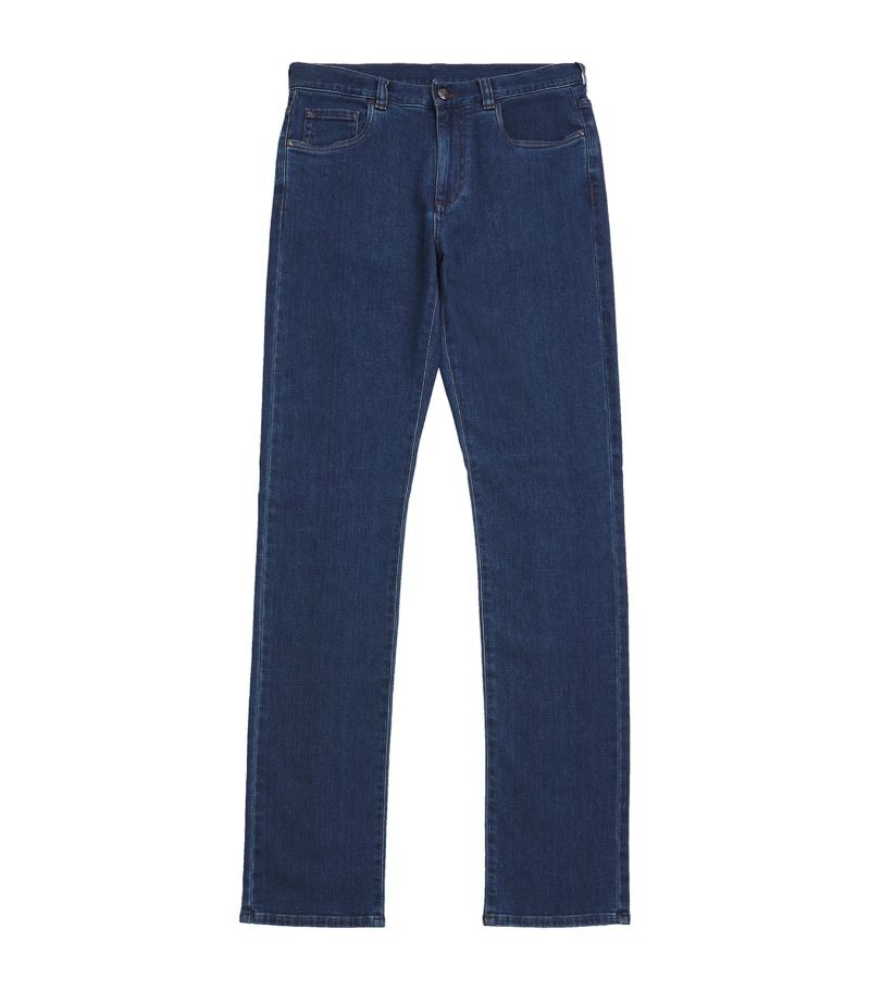 Canali Canali Cotton-Blend Slim Jeans