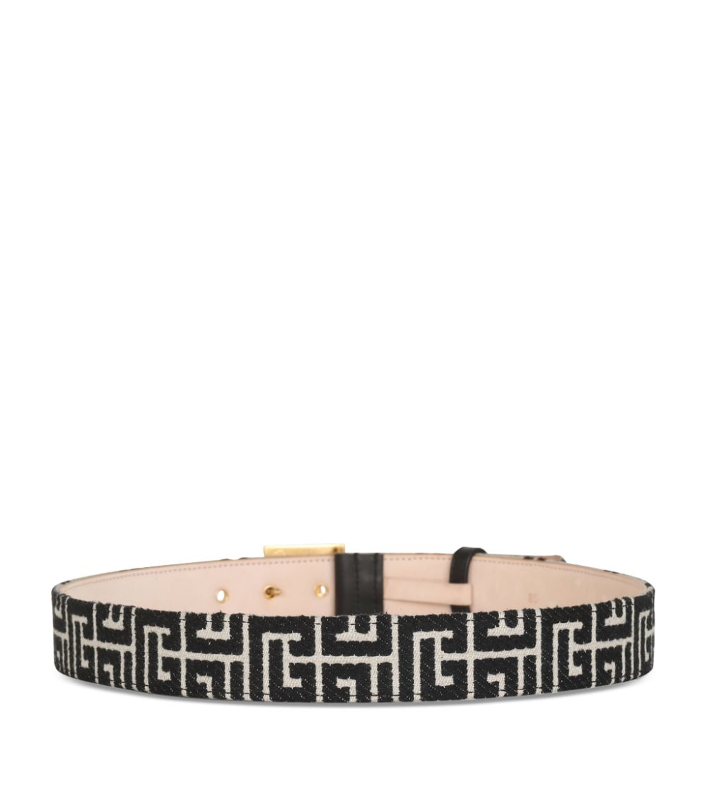 Balmain Balmain Monogram Jacquard Belt