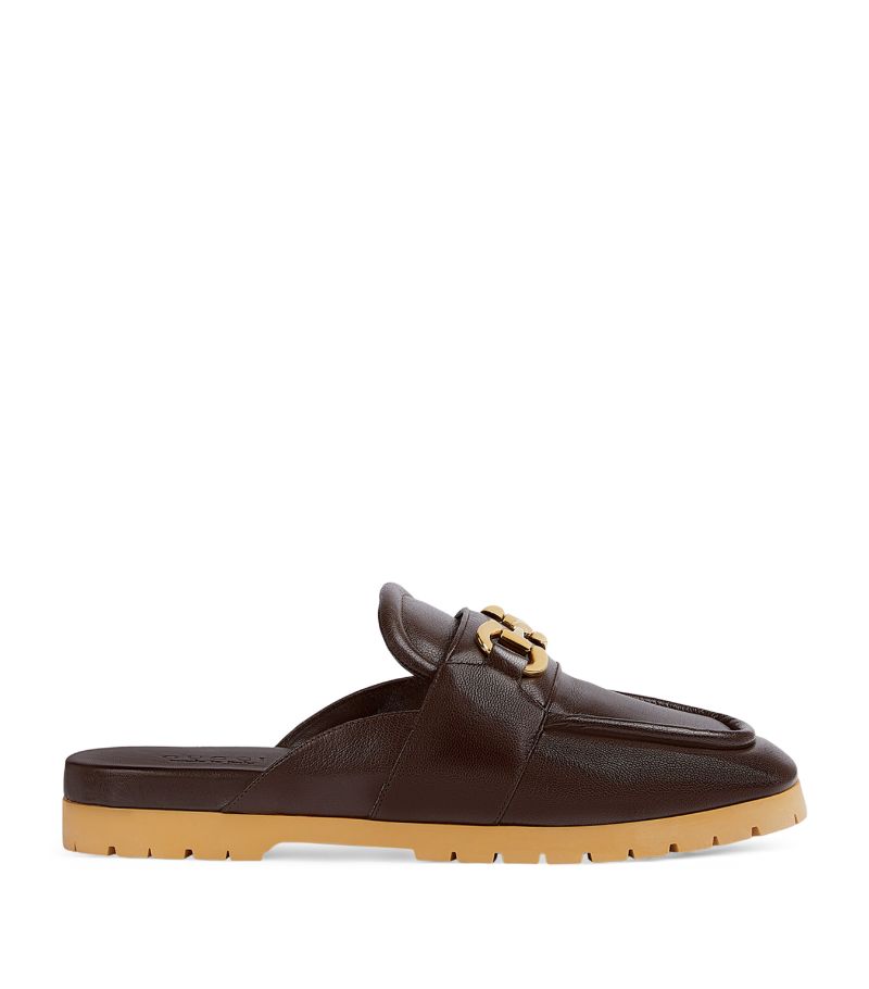 Gucci Gucci Leather Lug-Sole Horsebit Loafers