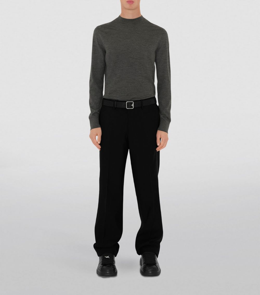 Burberry Burberry Wool Crew-Neck Sweater