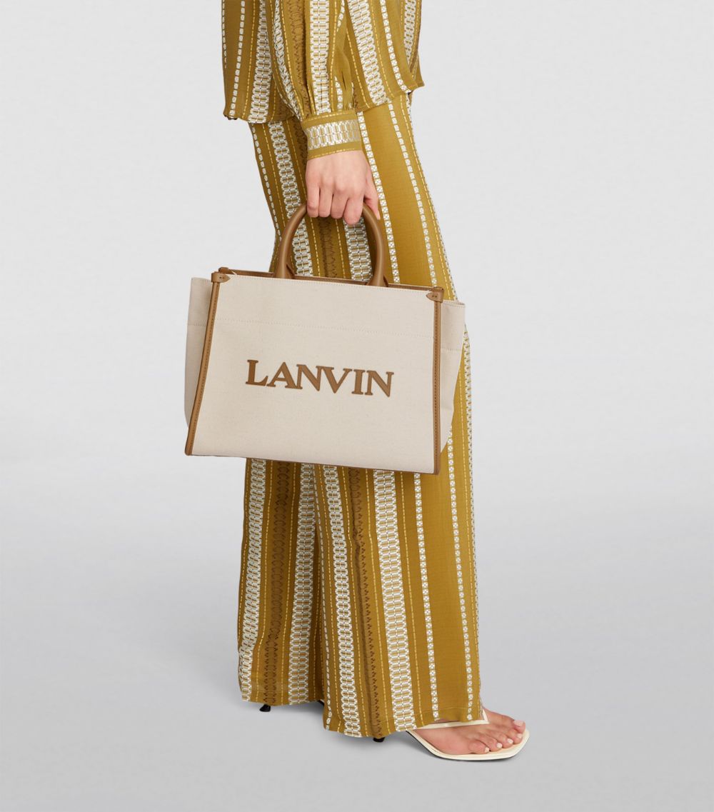 Lanvin Lanvin Small Canvas Mm Tote Bag