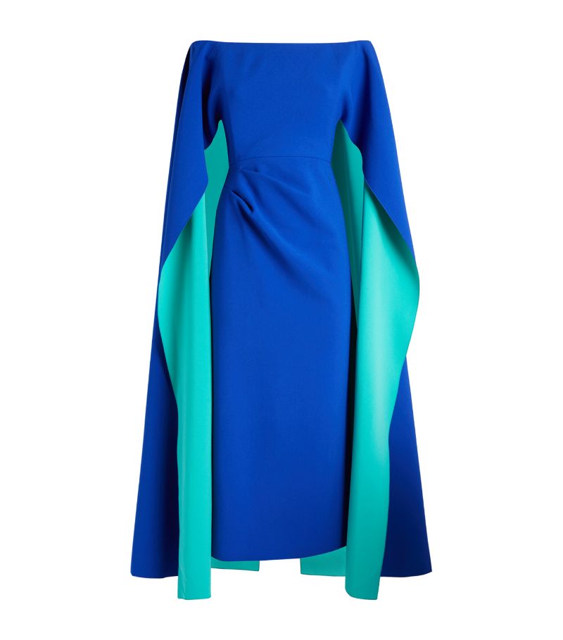 Roksanda Roksanda Guiomar Cape Midi Dress