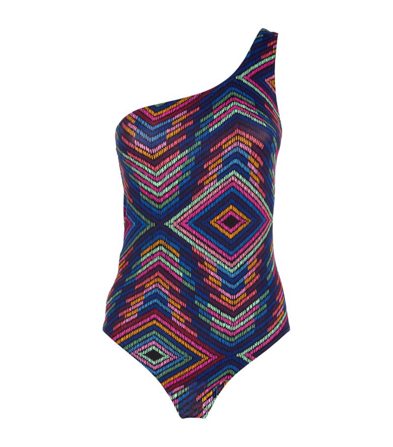 Eres Eres One-Shoulder Multicolore Swimsuit