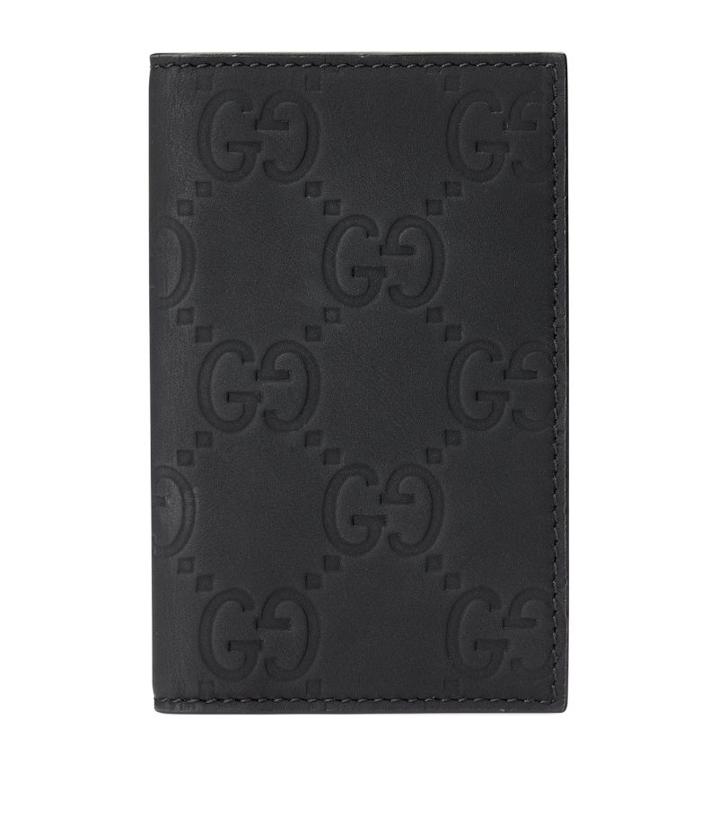 Gucci Gucci Leather Gg Bifold Cardholder