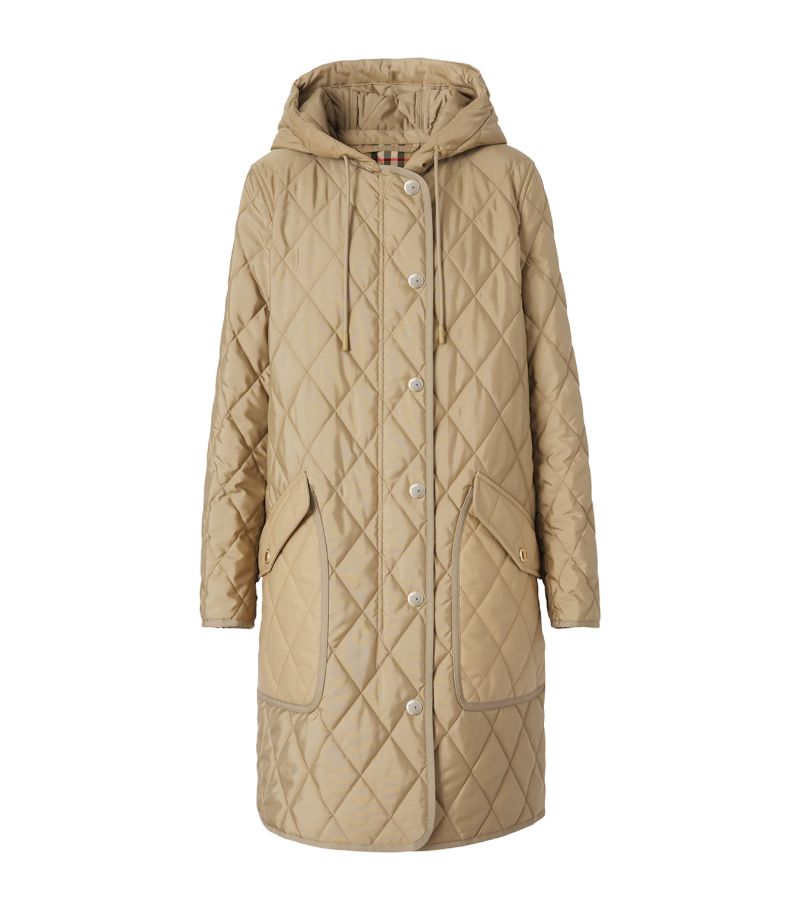 Burberry Burberry Quilted Hooded Coat