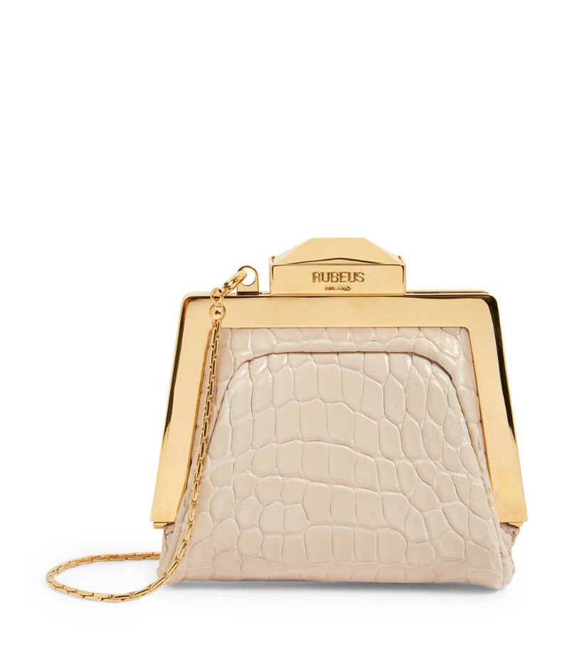 Rubeus Rubeus Mini Crocodile Mydas Clutch Bag