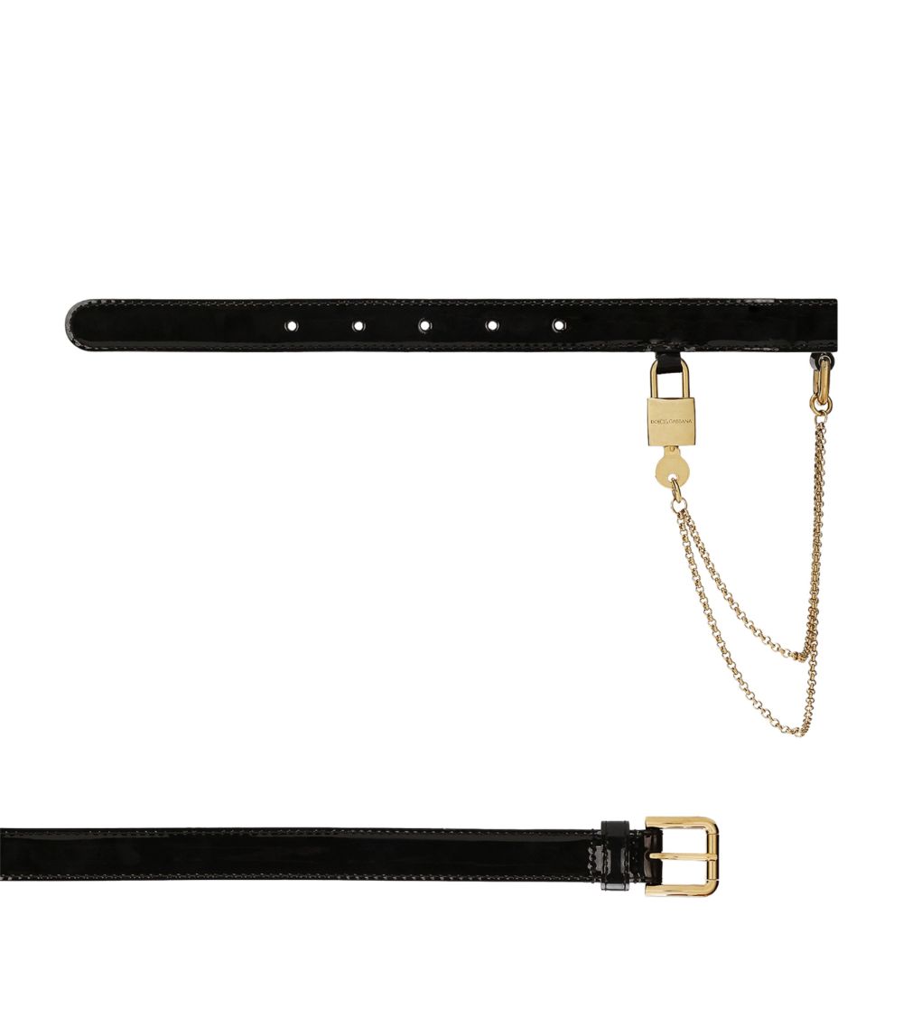 Dolce & Gabbana Dolce & Gabbana Leather Chain Belt