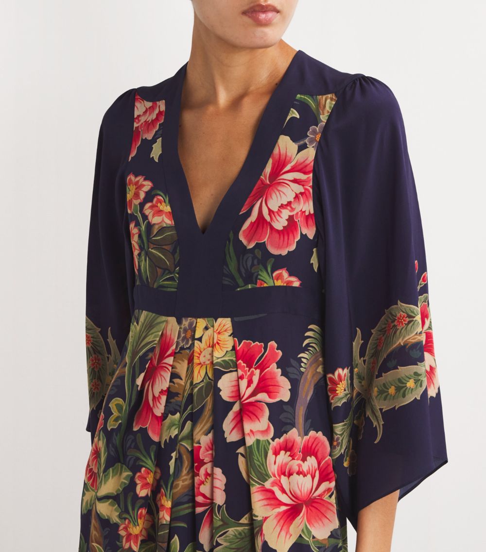 Etro Etro Silk Floral Print Dress