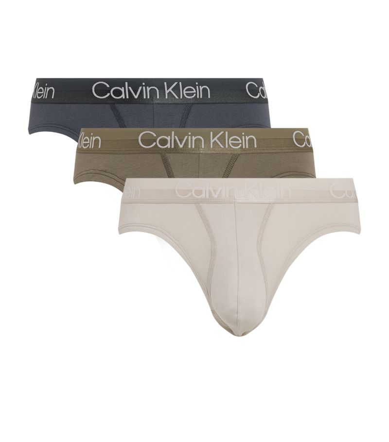 Calvin Klein Calvin Klein Cotton Stretch Modern Structure Briefs (Pack Of 3)