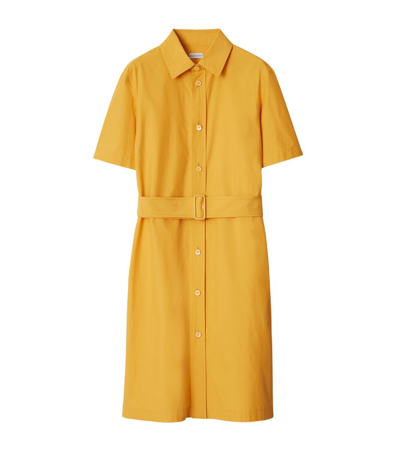 Burberry Burberry Cotton-Blend Ekd Shirt Dress