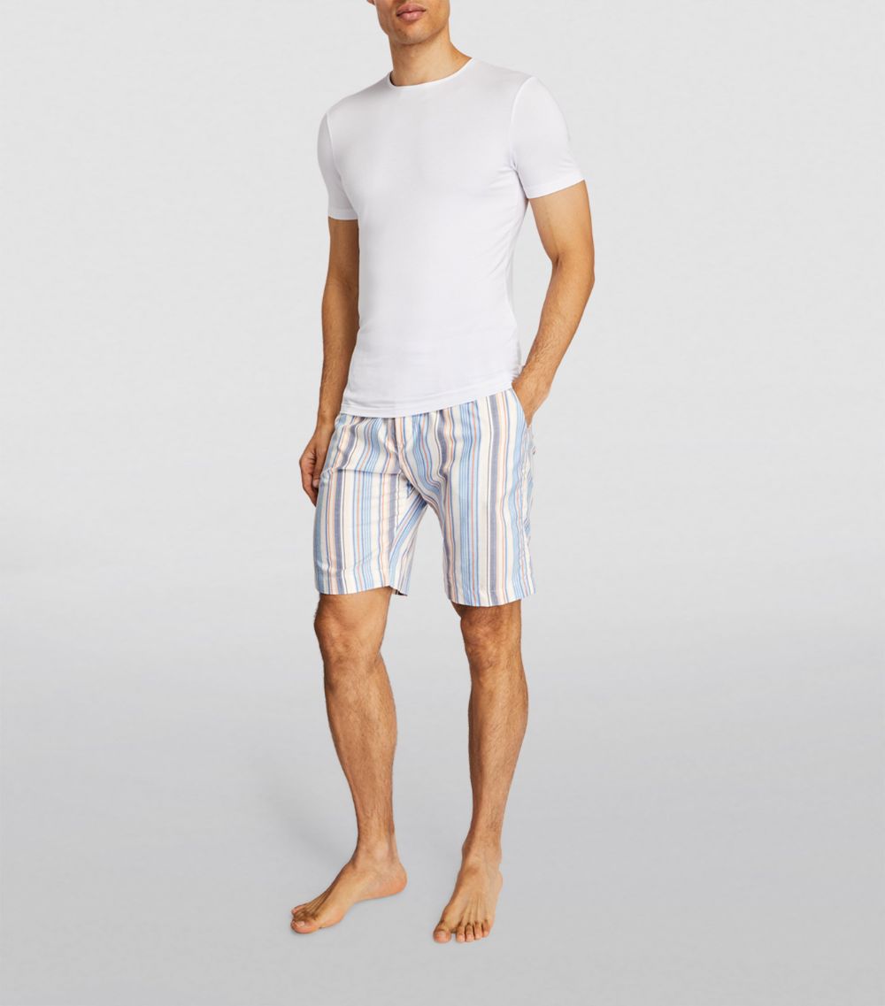 Hanro Hanro Cotton Striped Pyjama Shorts