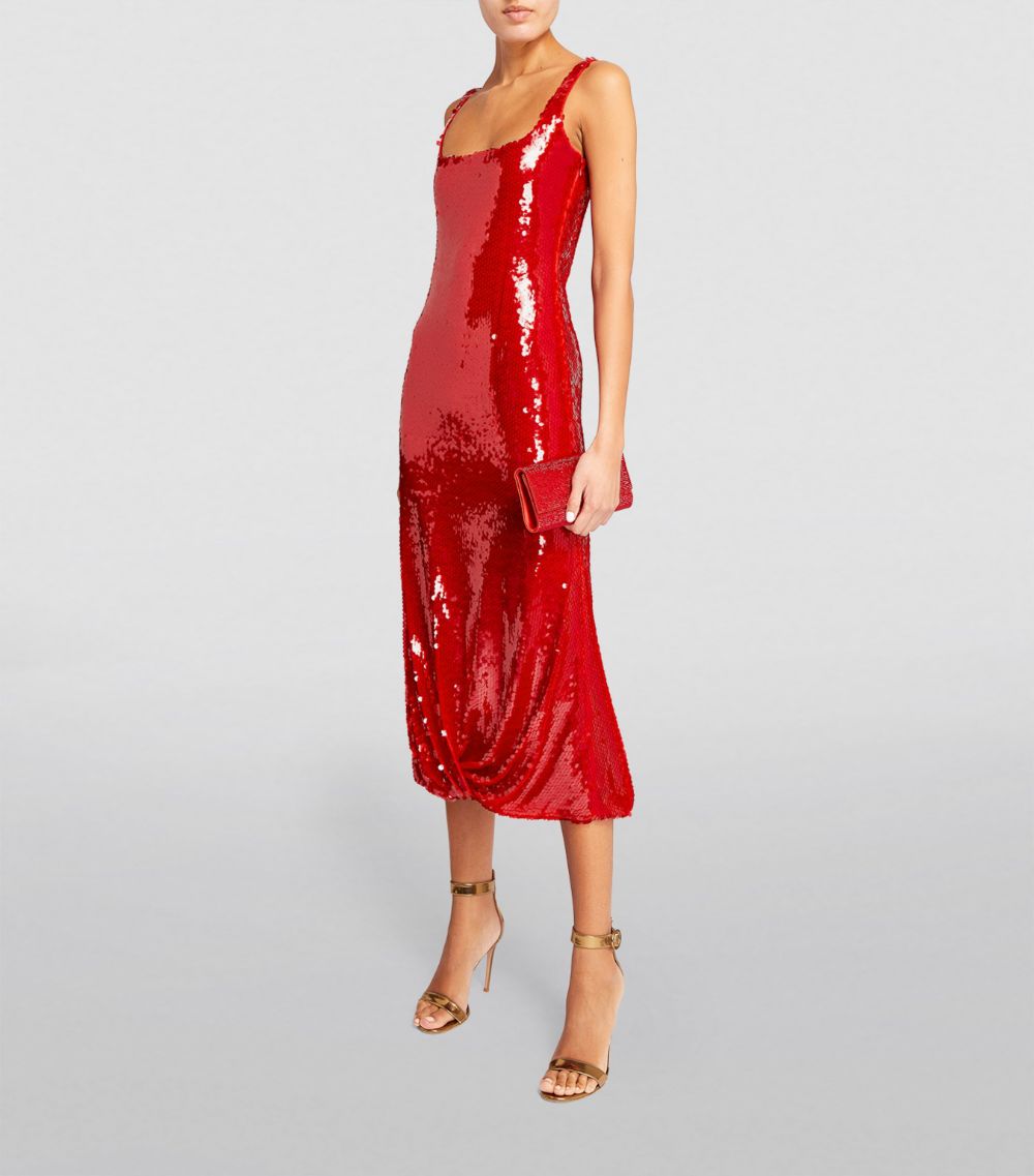 16Arlington 16Arlington Sequin-Embellished Sidd Midi Dress