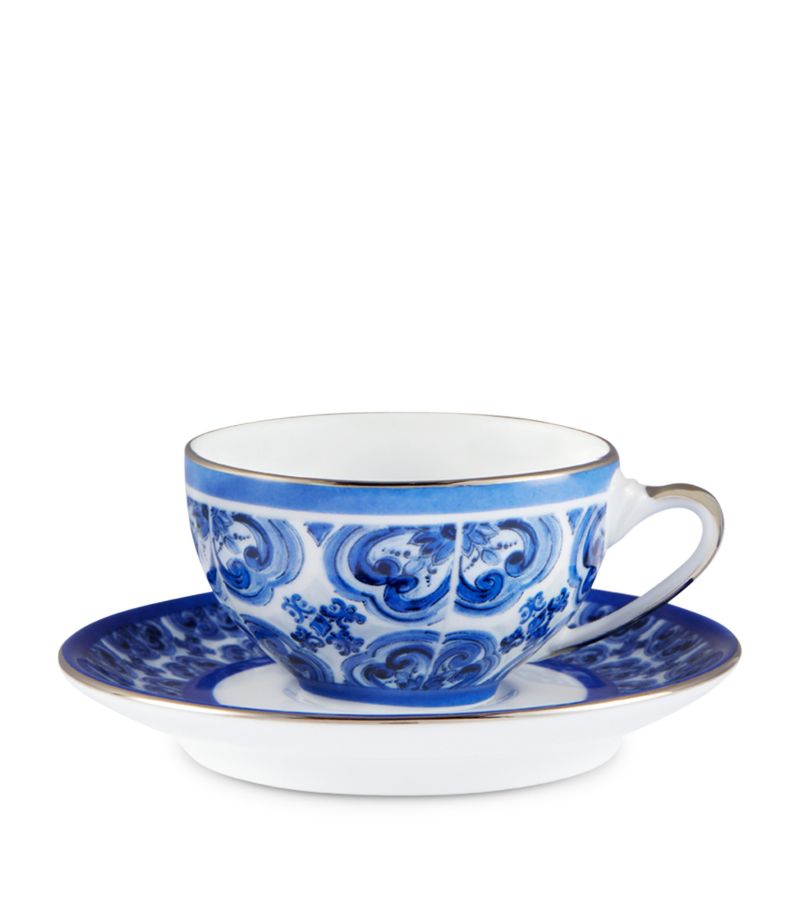  Dolce & Gabbana Casa Majolica Coffee Cup And Saucer