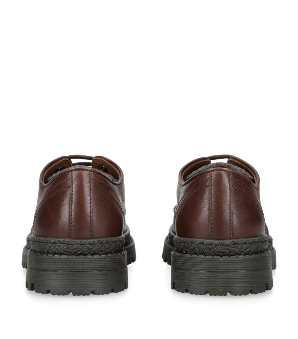 Brunello Cucinelli Kids Brunello Cucinelli Kids Leather Derby Shoes