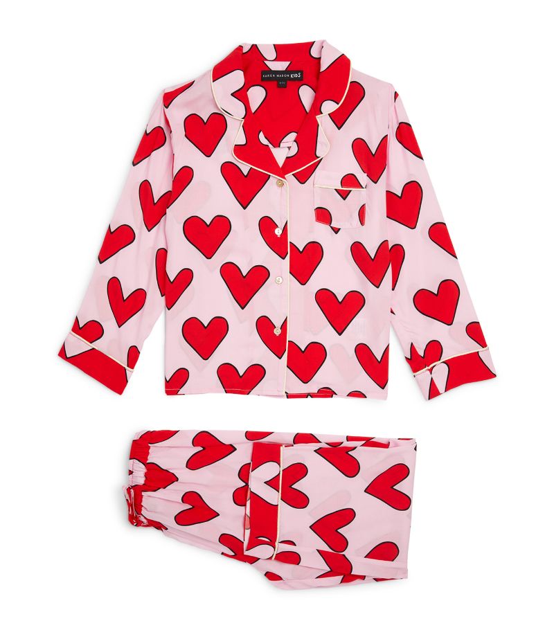 Karen Mabon KAREN MABON Heart Print Pyjama Set (2-8 Years)