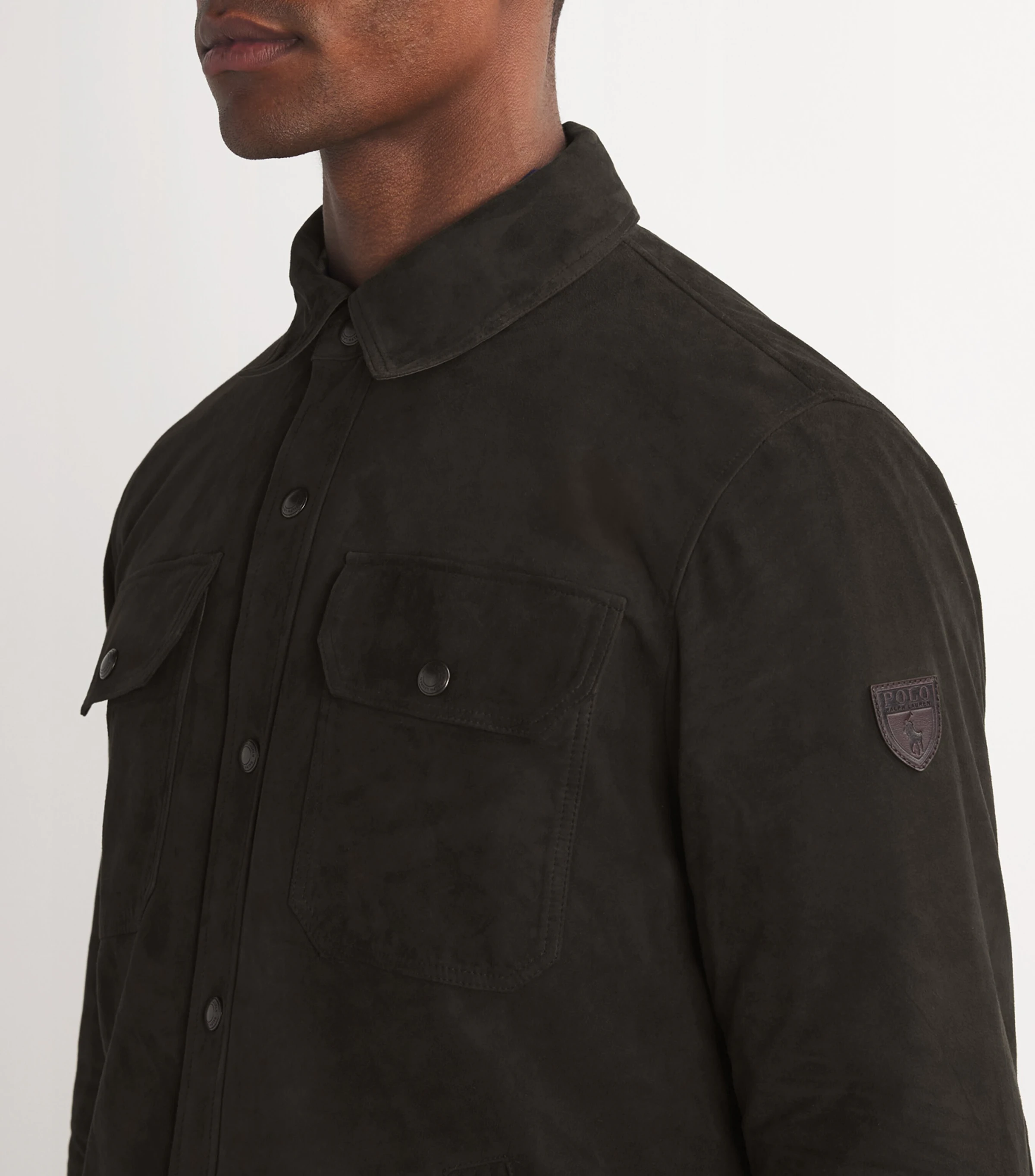 Polo Ralph Lauren Polo Ralph Lauren Goat Suede Reversible Overshirt