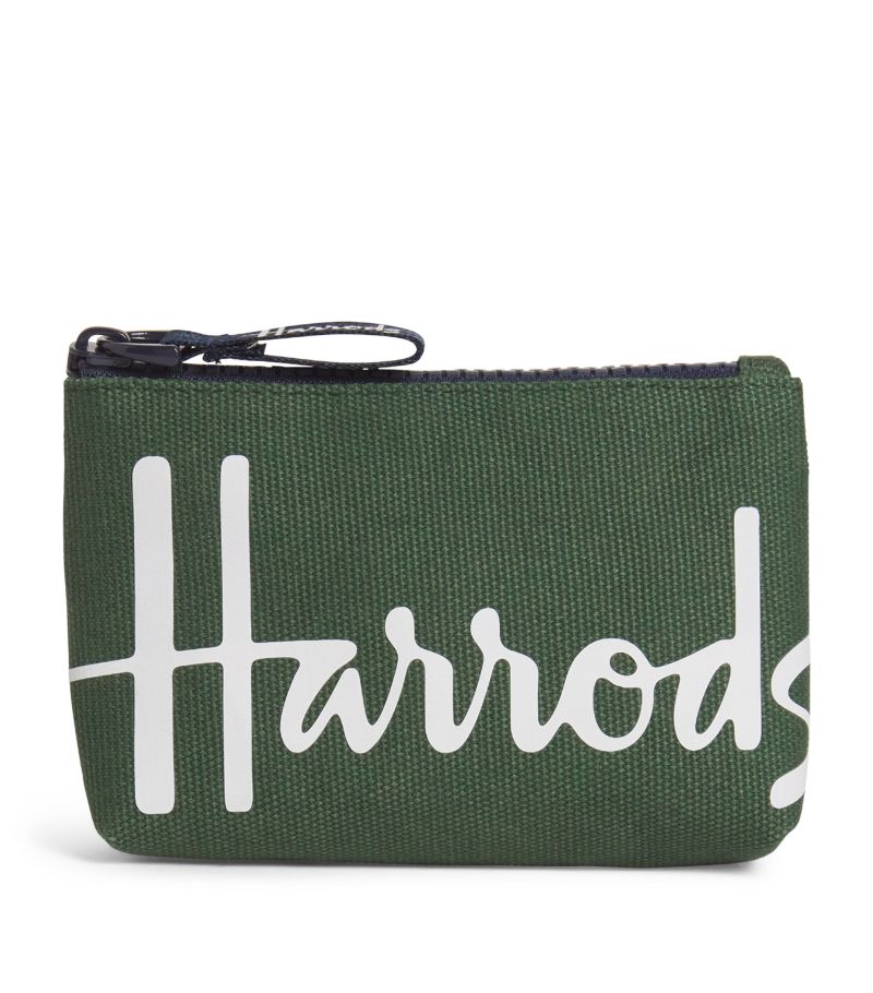 Harrods Harrods Cotton Logo Coin Purse