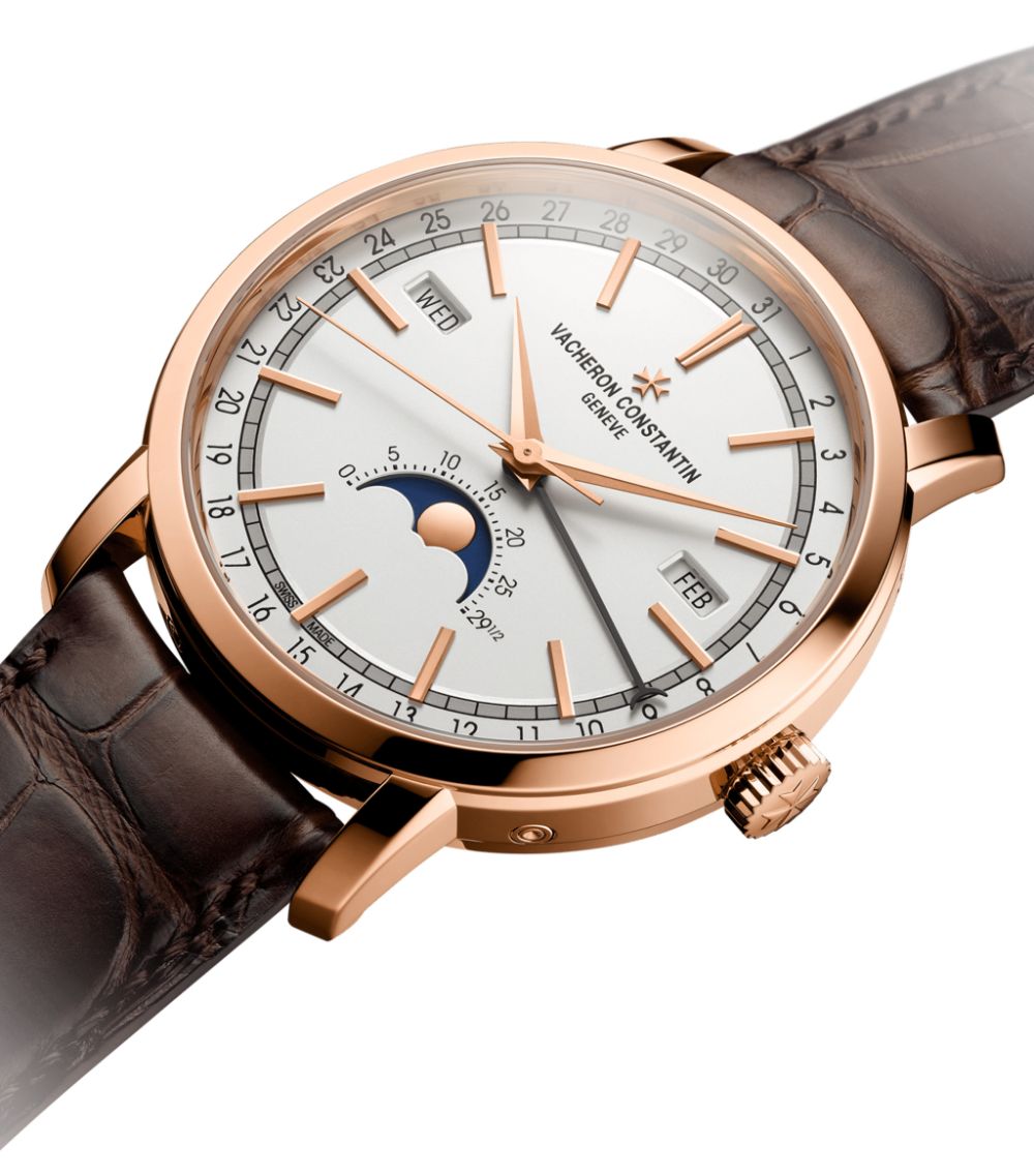 Vacheron Constantin Vacheron Constantin Rose Gold Traditionnelle Complete Calendar Watch 41Mm