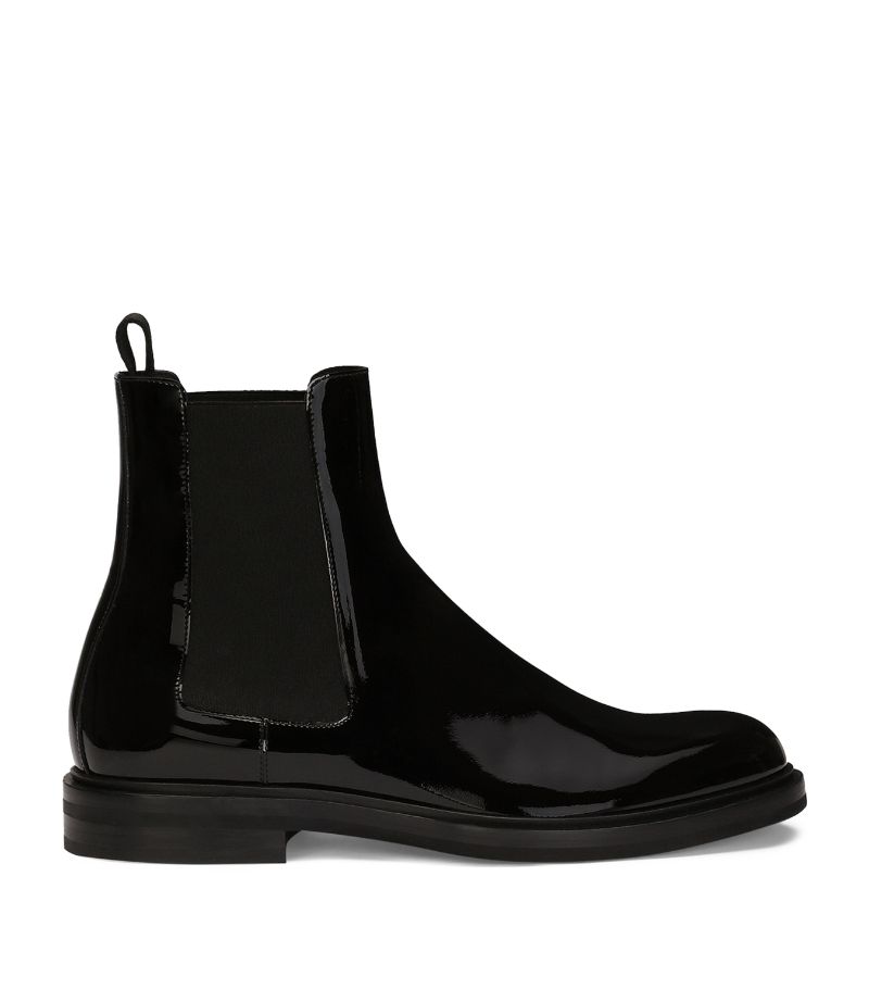 Dolce & Gabbana Dolce & Gabbana Patent Chelsea Boots