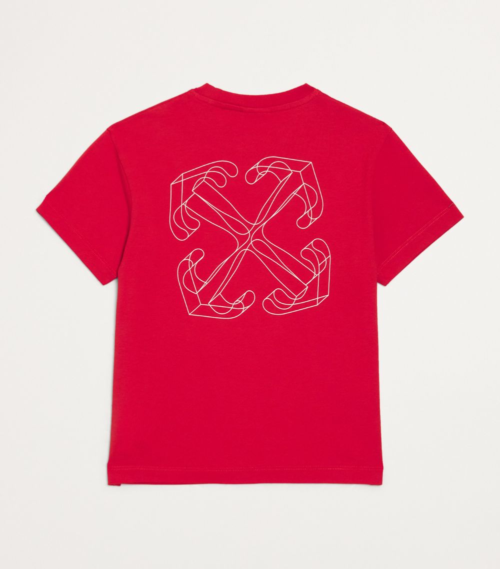 Off-White Kids Off-White Kids 3D Arrows Logo T-Shirt (4-12 Years)