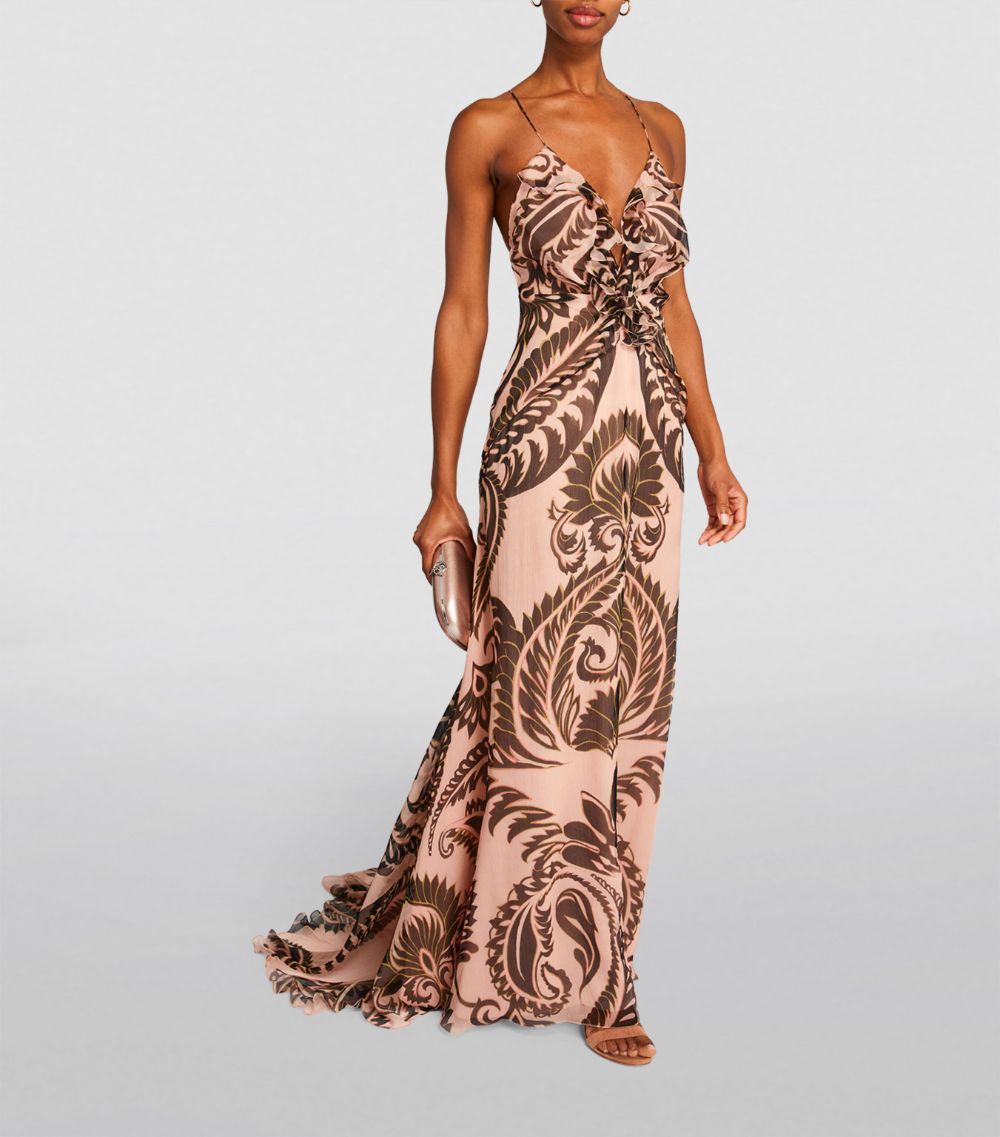 Etro Etro Silk Printed Maxi Dress