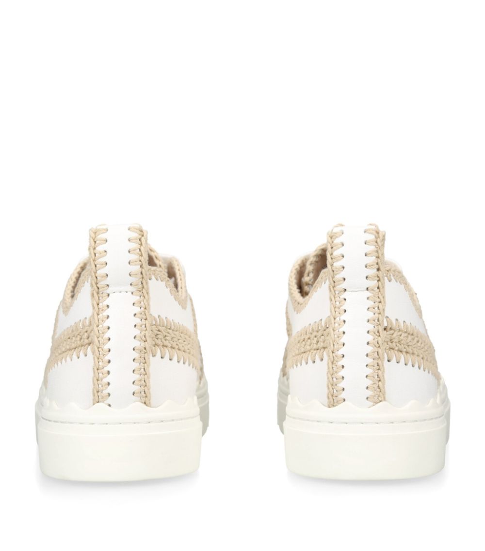 Chloé Chloé Leather Lauren Sneakers