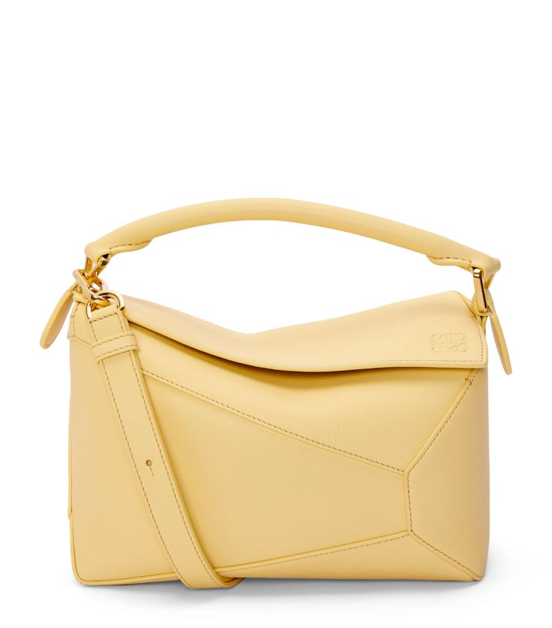 Loewe Loewe Small Leather Puzzle Edge Top-Handle Bag