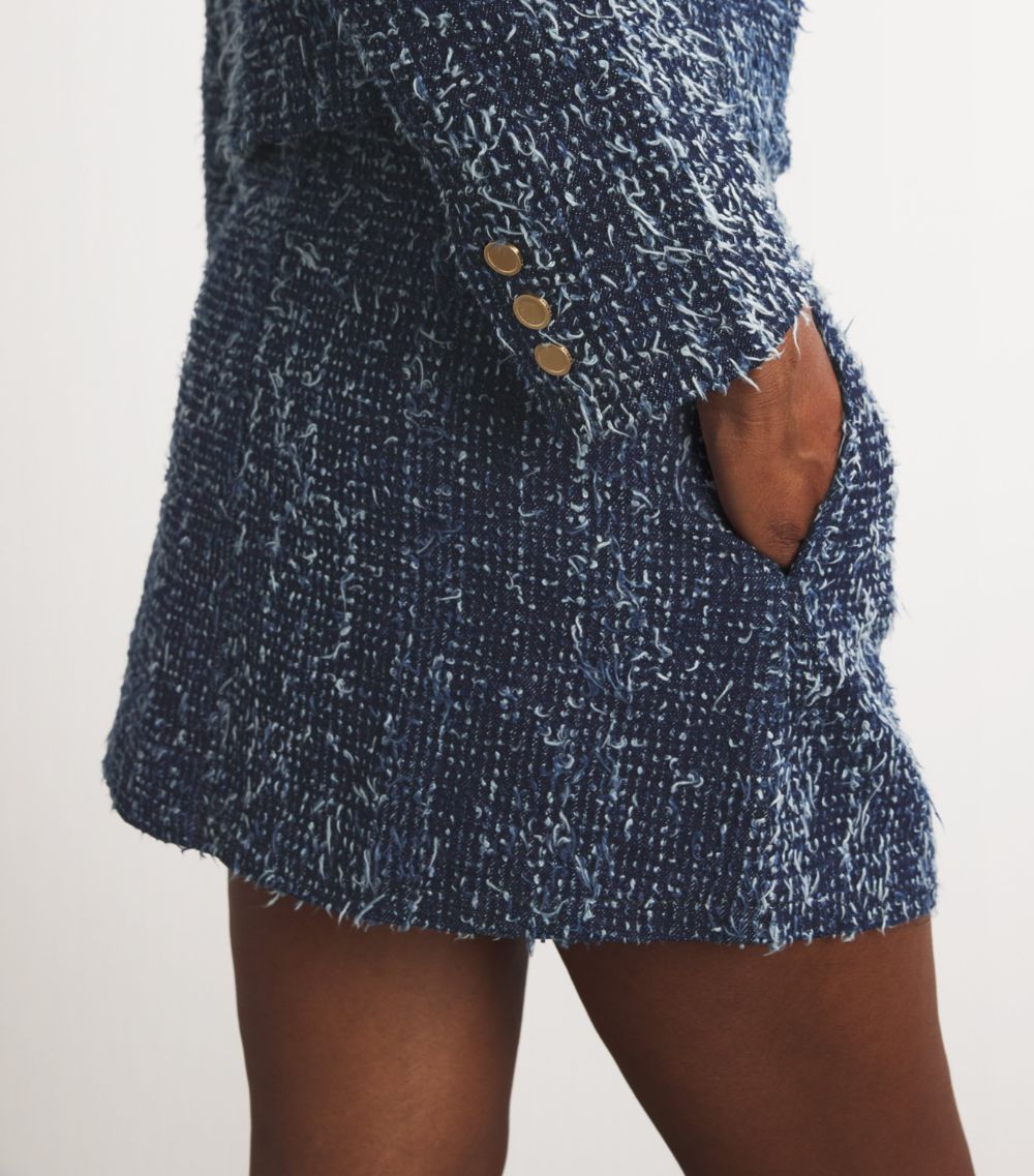 Frame Frame Denim Bouclé Mini Skirt