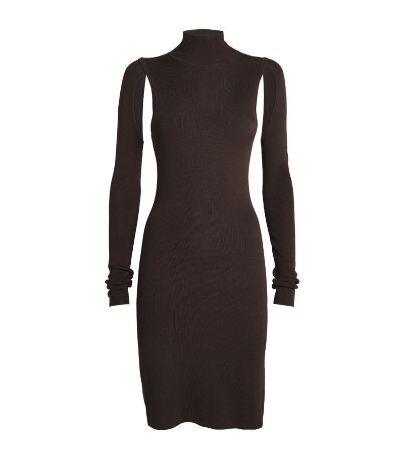 Helmut Lang Helmut Lang Air Rollneck Midi Dress