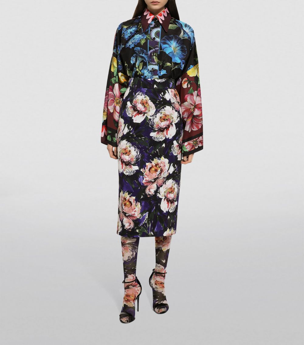 Dolce & Gabbana Dolce & Gabbana Silk Floral Shirt