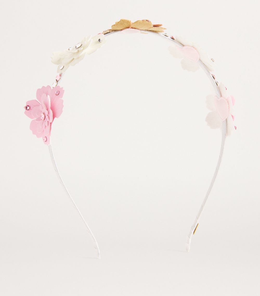 Bari Lynn Bari Lynn Crystal-Embellished Floral Headband