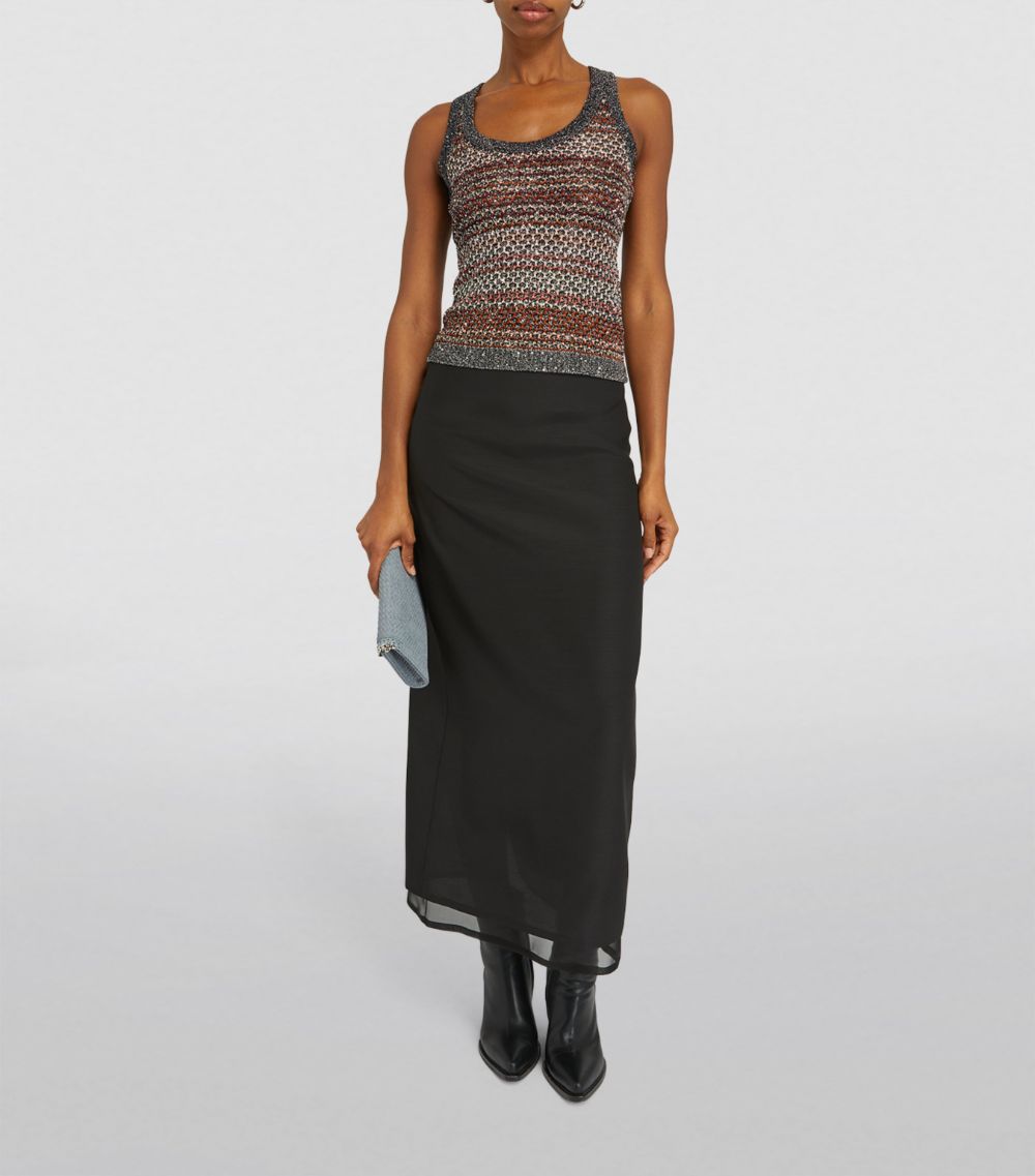 Missoni Missoni Metallic Knitted Tank Top