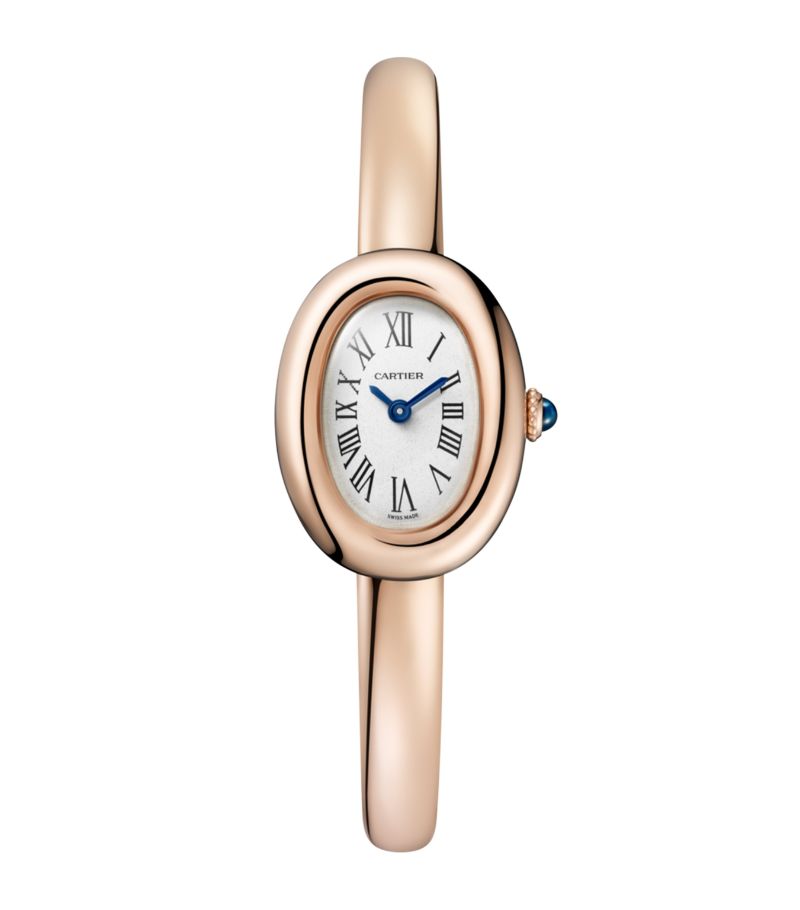 Cartier Cartier Mini Rose Gold Baignoire Watch 18.7Mm (Size 16)